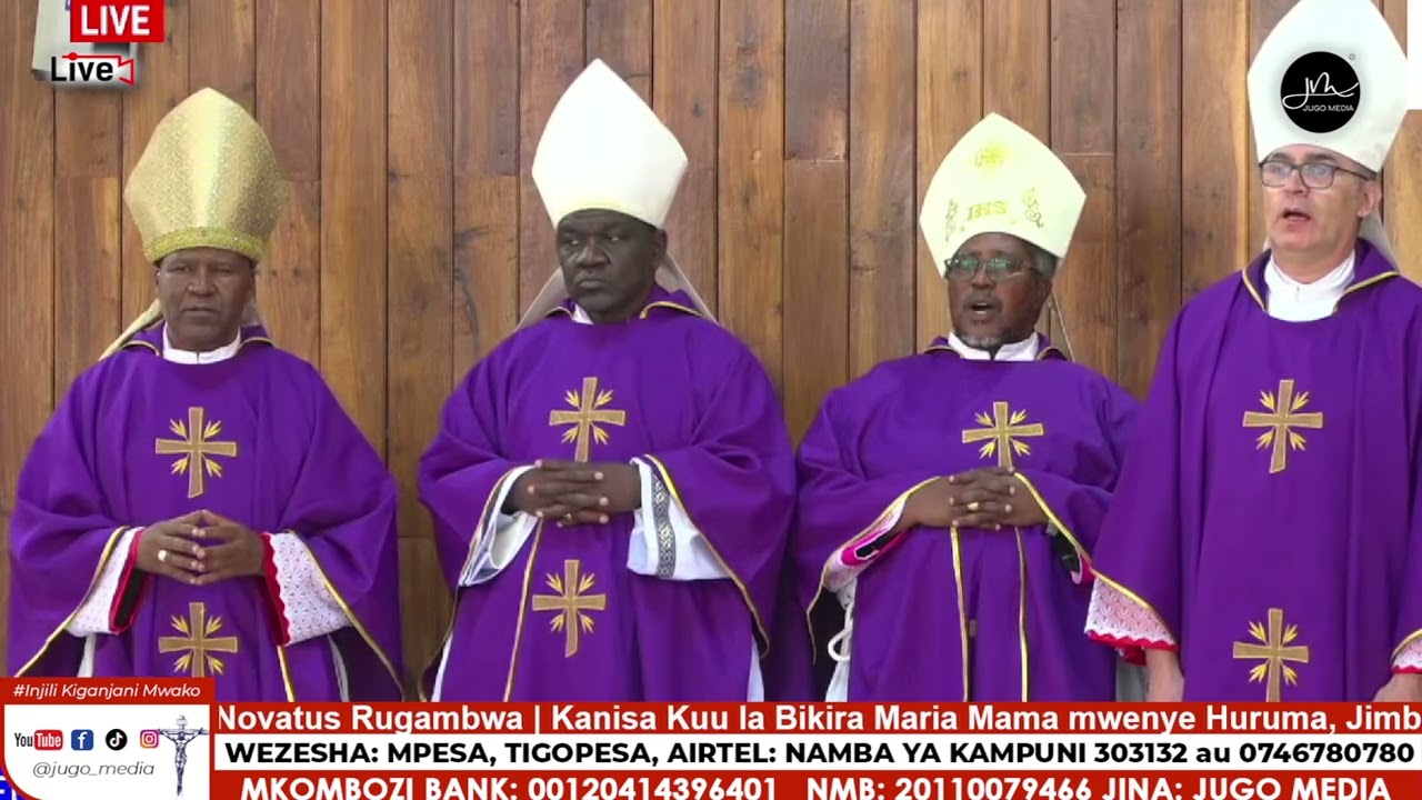Wimbo wa Taifa la Tanzania waimbwa Kanisani | Mazishi ya Hayati Askofu Mkuu Novatus Rugambwa.