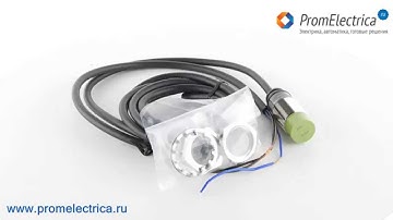 PR18-8DN Индуктивный трёхпроводный датчик 47 мм, кабель 2 м, зона срабатывания: 8 мм