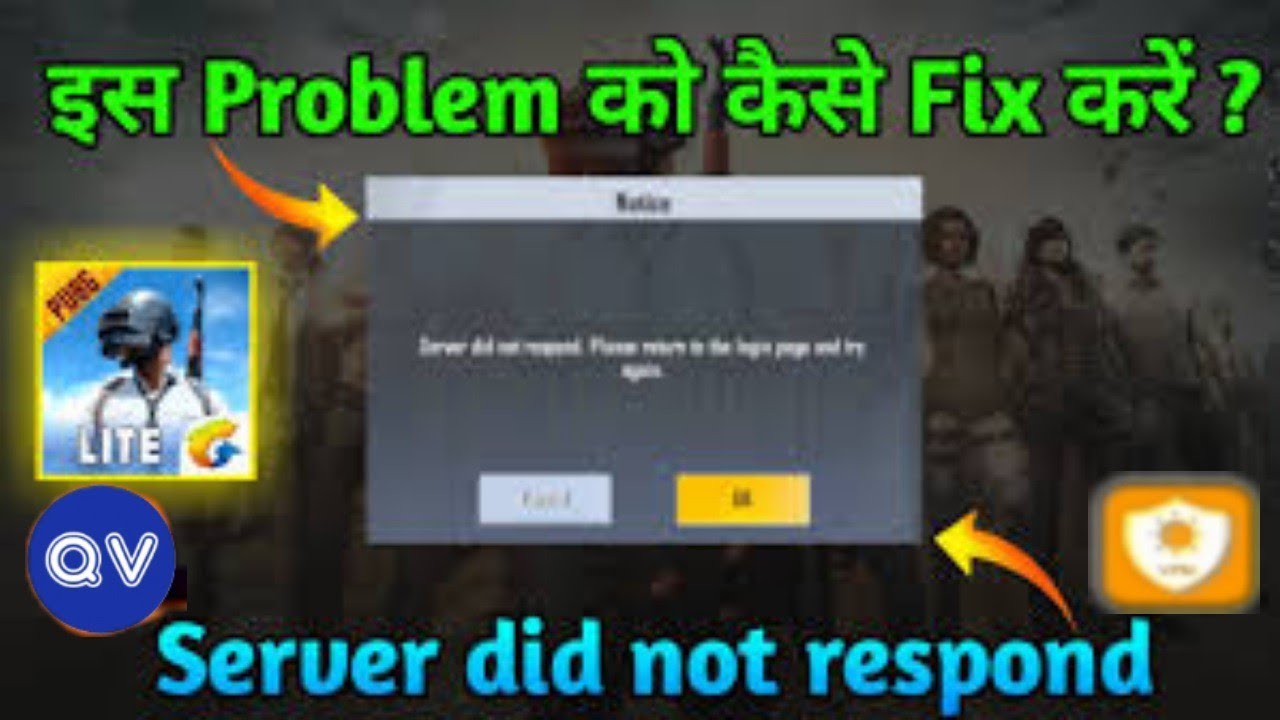 how to solve pubg lite server problem in kannada - YouTube