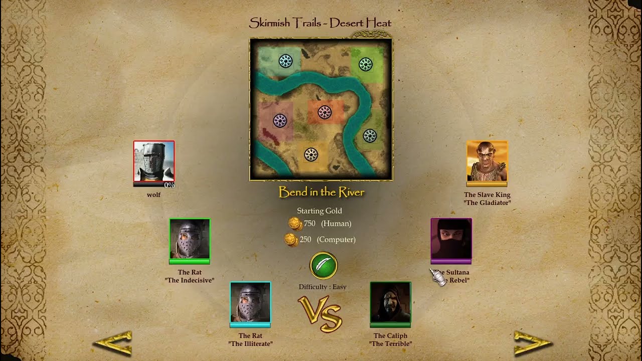 STRONGHOLD CRUSADER 2 / 9 / BEND IN THE RIVER / DESERT HEAT / NO COMMENTARY