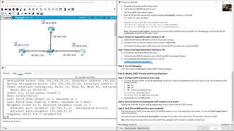 2.3.11 Packet Tracer - Determine the DR and BDR