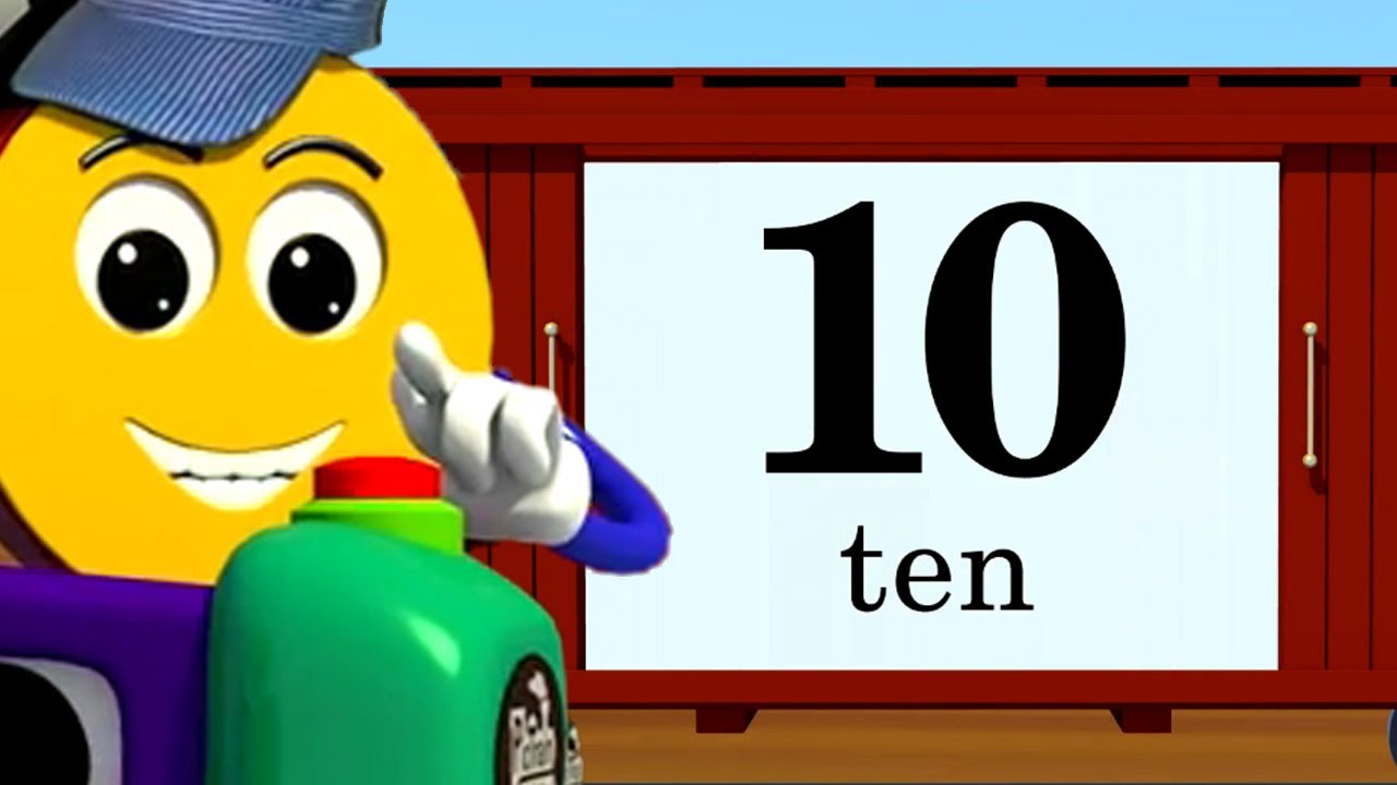 Counting Spelling 1 10 Learn Numbers 1 10 Pictrain Youtube