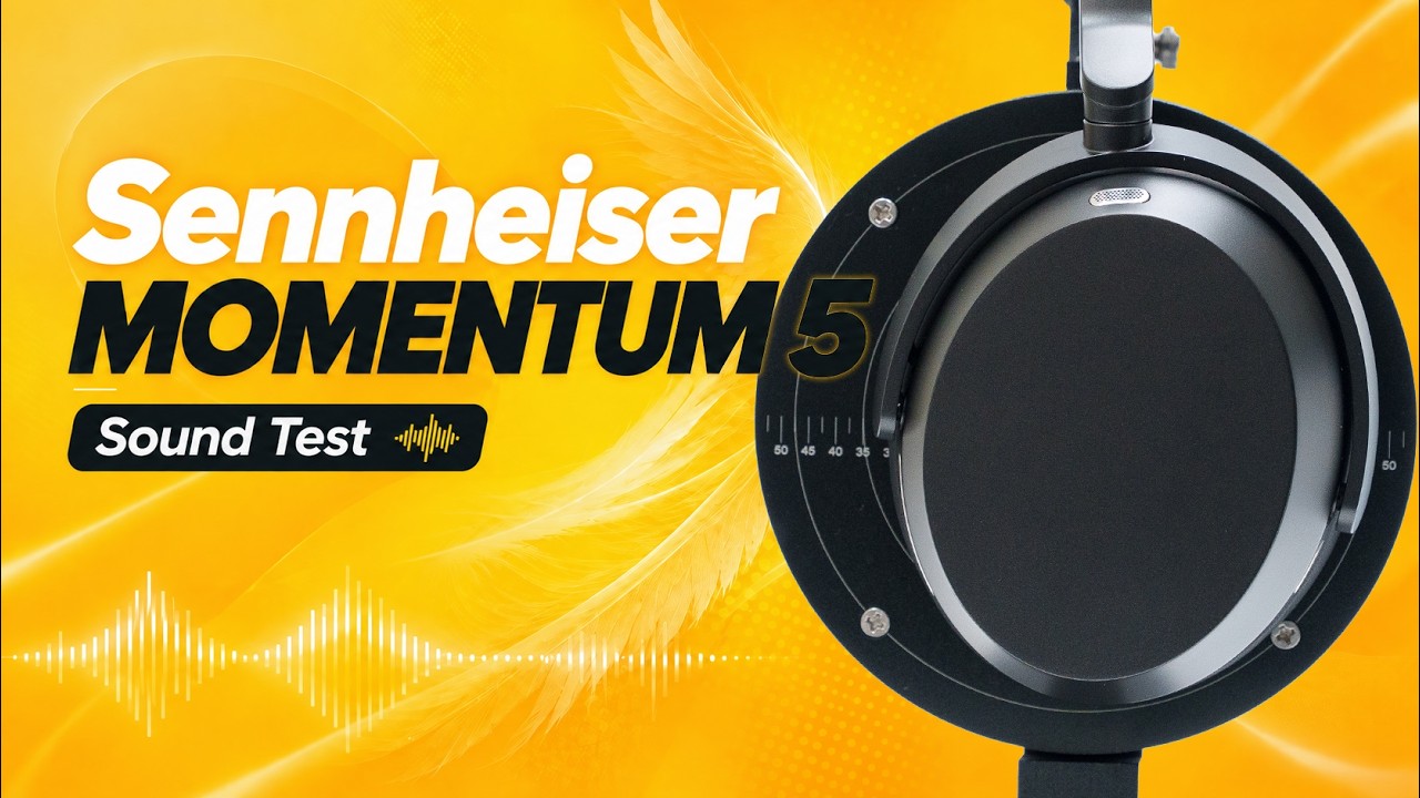 Sennheiser MOMENTUM 5 Wireless Sound Test | Acoustic - YouTube
