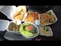 Eating a Lebanese Buffet (In the car)