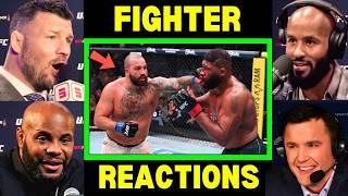 UFC Fighters React to Josh Hokit BEATING Curtis Blaydes | UFC 327