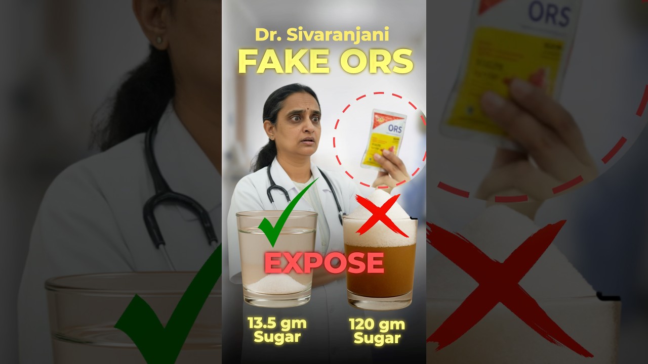 Dr Sivaranjani vs Fake ORS Brand | ₹180 Crore SCAM | FSSAI Ban Explained 