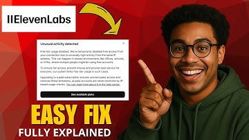 How to Fix "Unusual Activity Detected" on ElevenLabs (2025 Quick Fix!)