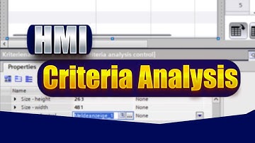 Uitleg over Siemens HMI-criteriaanalyse