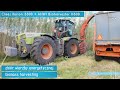 Claas Xerion 3800 zbiór wierzby energetycznej | biomass harvest AHWI A600