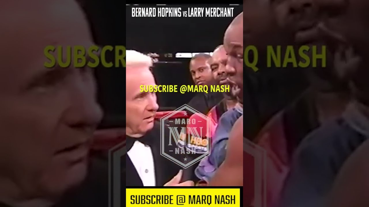 Bernard Hopkins EXPOSED Larry Merchant I M NOT Leaving Here Without A Check Tonight 