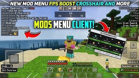 New Client Released For Minecraft Pe | Better Bedrock Client V6 | UJ Gamerz