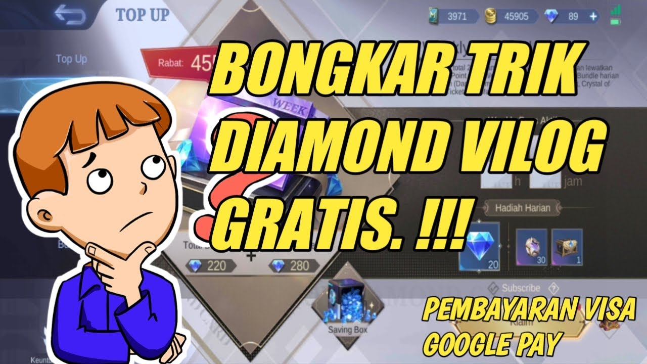 CARA TOP UP DIAMOND VIA LOGIN | BUAT PEMBAYARAN VISA | DIAMOND MURAH ...