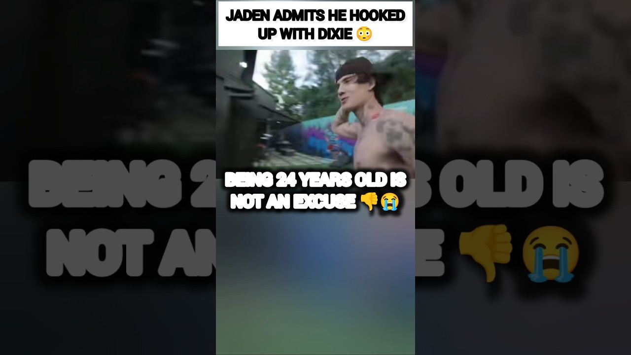 Jaden Hossler admits he HOOKED UP w/ Dixie D'Amelio?😳😱 