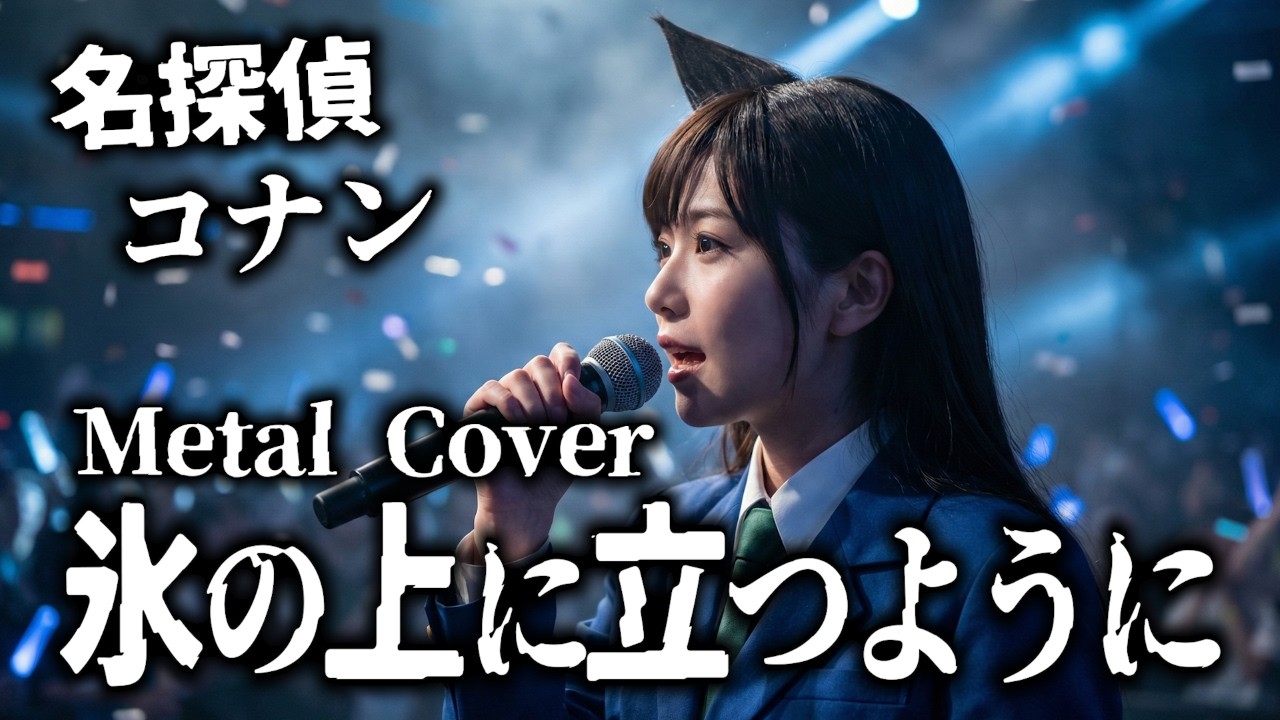 【小松未歩】「氷の上に立つように」をメタルアレンジしたらカッコよすぎた/AI METAL COVER