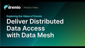 Dremio Use Cases - Deliver Distributed Data Access with Data Mesh