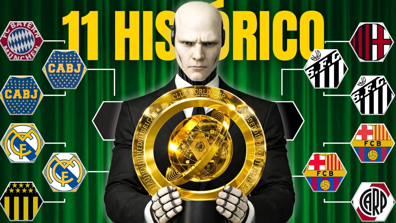 MUNDIAL DE CLUBES pero con el 11 HISTORICO DE CADA EQUIPO