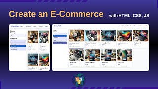 Build An E-Commerce Website Design Using HTML CSS JS