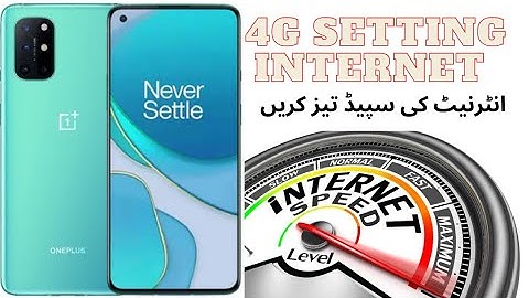 OnePlus 8t Internet setting 4G 5g Data settings Hindi Urdu