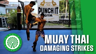 Muay Thai Training - 3 Ways to Inflict Damaging Shots with Kru Dam