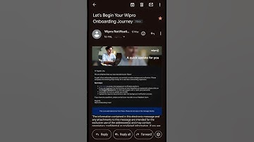 Wipro WILP BGV Mail Received!! #wipro #wiprowilp #bgv