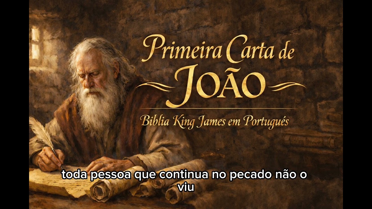 Audiobook - primeira ￼ carta de João | Bíblia King James em português - narrada completa ￼