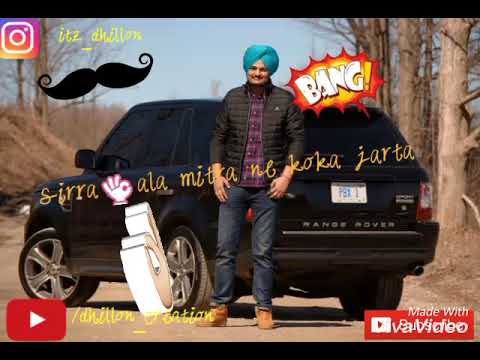 Mustang || Sidhu Moose wala ||Punjabi Whatsapp Status || best WhatsApp status