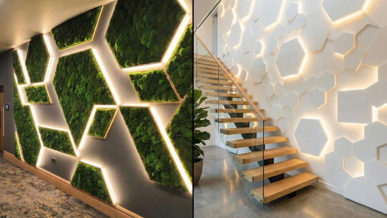 Современный каталог из 100 вариантов дизайна настенного декора для интерьера дома | Модная коллек...