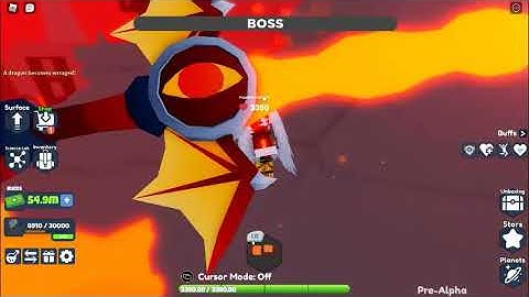 Roblox Planet Mining Simulator Dragon Battle