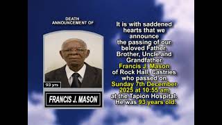 Francis J. Mason ~ Short Obituary