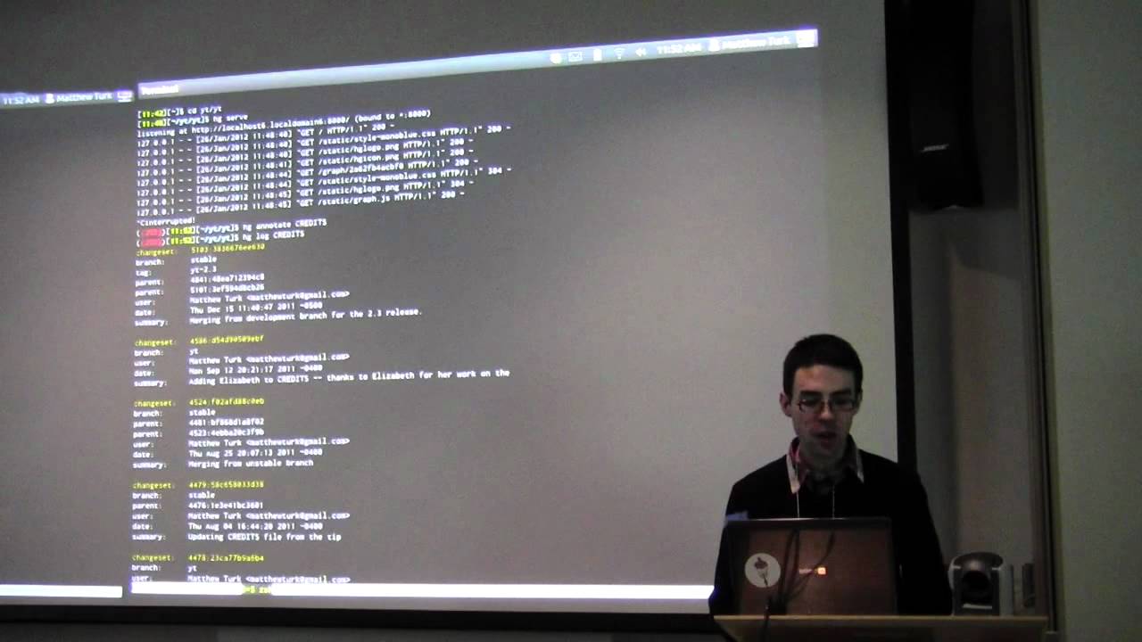 yt workshop 2012 - Version Control with Mercurial - YouTube