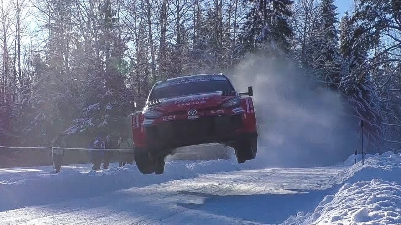 Ралли мира по ралли Швеции 2026 / На полной скорости, прыжки и дрифт, максимальная атака