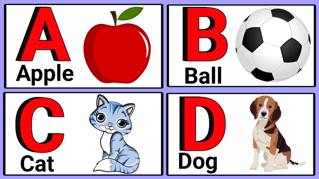 A for apple | abcd | phonic song | A for apple B for ball C for cat | A ...
