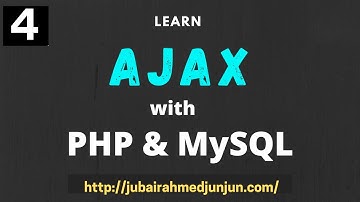 ajax with php MySQL bangla tutorial part-4
