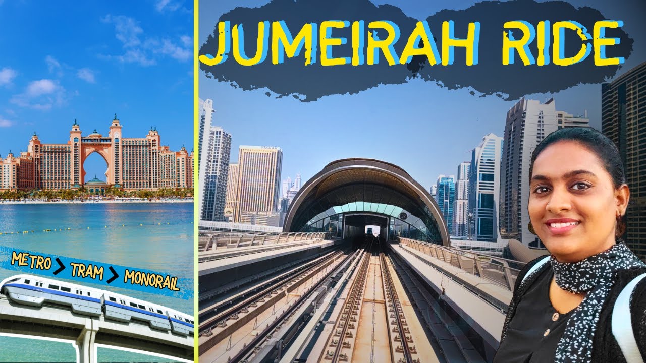 🚝 Dubai Palm Jumeirah எப்படி போவது?🌴 Metro–Tram–Monorail Full Guide | Ibn Battuta Mall🏬| UAE Vlog 4