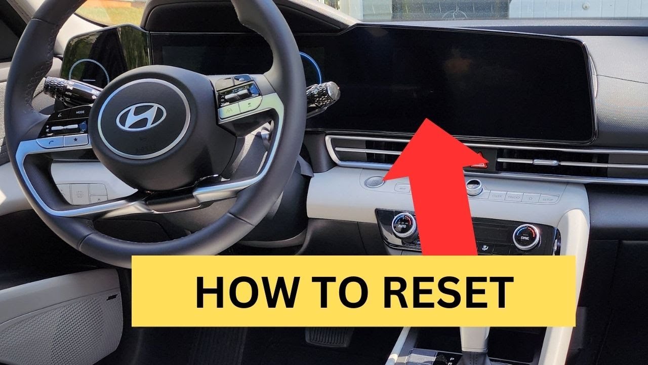 How to factory reset Hyundai infotainment, sampled on 2024 Elantra