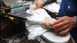 シミ抜き　子供服ジャンパーコートその2【金沢市大野町クリーニングの横山進洋舎】