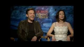 Ewan McGregor and Emily Blunt Interview for SALMON FISHING IN THE YEMEN