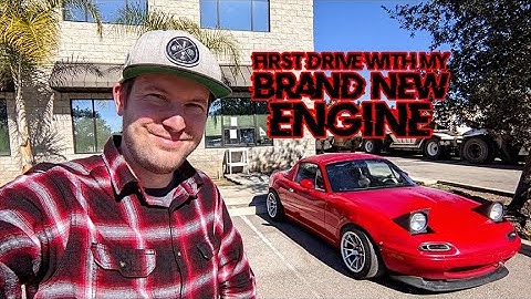 First Time Driving My ZERO MILES Stroked, High Compression, Turbo Engine. [Terrifying]