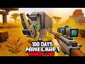 100 Days TRAPPED in THE SAFARI in Minecraft Hardcore!