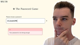 [ASMR] The Password Game