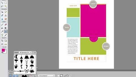 Filling Shapes with Text in Photoshop and PSE: Text Wrap in More Complex Shapes