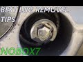 Removing broken Locking lug nut or without the key