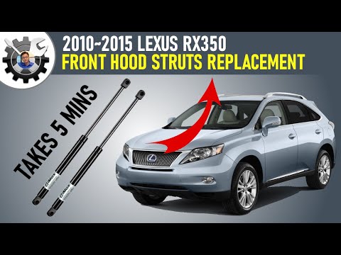 Lexus RX350 Hood Struts Replacement