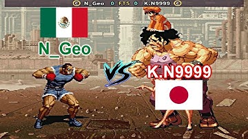SNK vs. Capcom - SVC Chaos Super Plus - N_Geo vs K.N9999 FT5