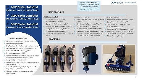 My Employer: AutoDrill 5000 Series Units Pre-Delivery Stroke Process - Automatic Drilling Machines