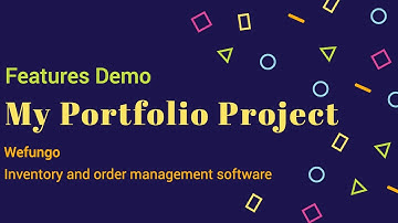 Demo - Inventory and order management  software | Portfolio application | Spring Boot, React JS