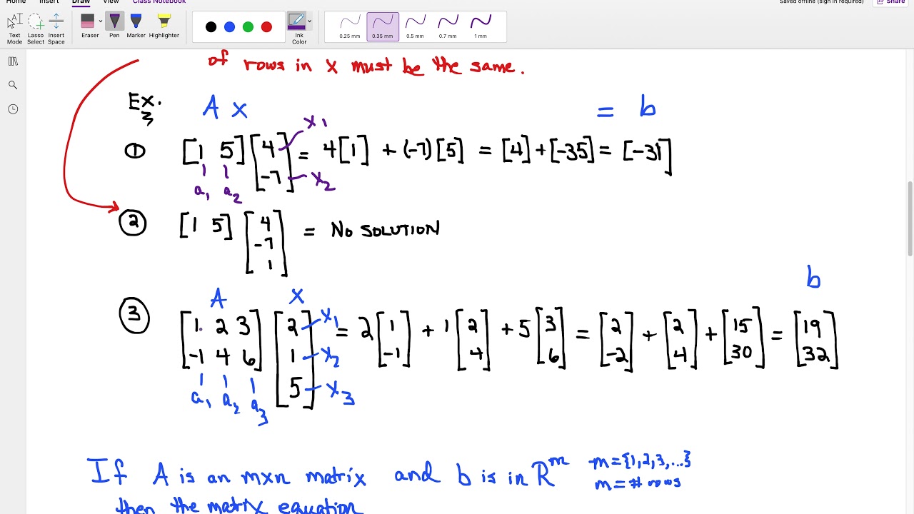 MATRIX EQUATIONS - YouTube