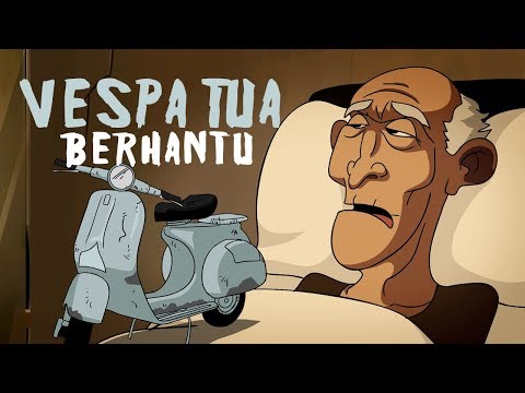 Vespa Tua Berhantu - Kartun Horor Lucu