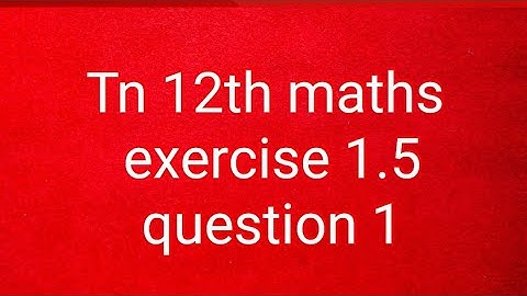 Tn 12th maths exercise 1.5 question 1/Solve  system of linear eqns  by Gaussian elimination method