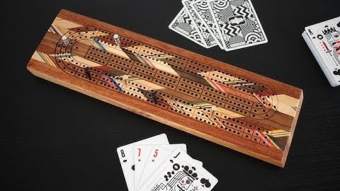 Our New Cribbage Boards With Peg Storage